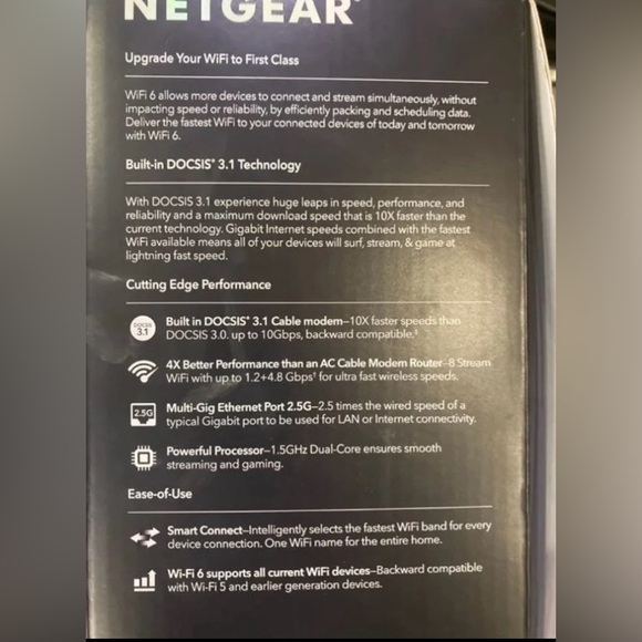 Netgear Nighthawk Router W Original Box - Good Condition - Picture 5 of 11
